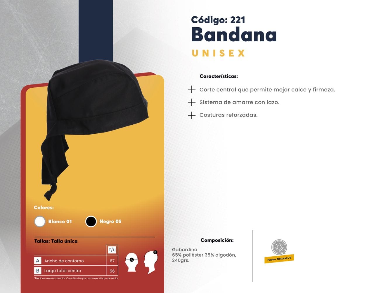 Ficha técnica de Bandana
