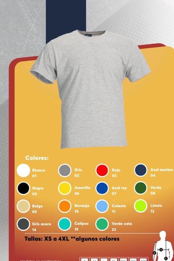 Polera polo unisex de manga corta, disponible en una amplia gama de colores.