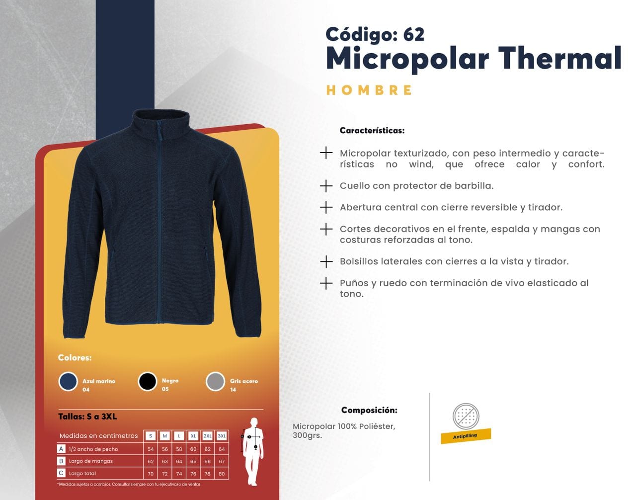 Ficha técnica de Micropolar Thermal