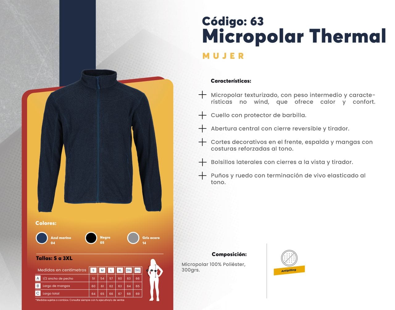 Ficha técnica de Micropolar Thermal