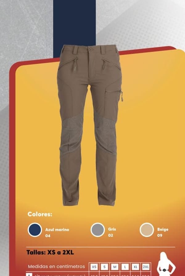 Pantalón outdoor de tela ripstop con spandex para mujer, transpirable y de secado rápido con protección UV.