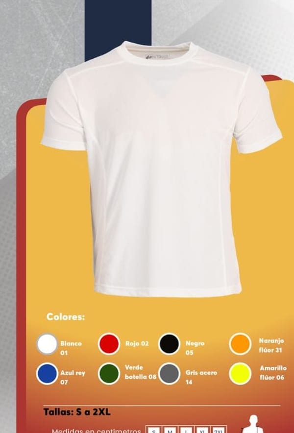 Camiseta deportiva de manga corta para hombre, de secado rápido, con cortes decorativos y etiqueta interior estampada.