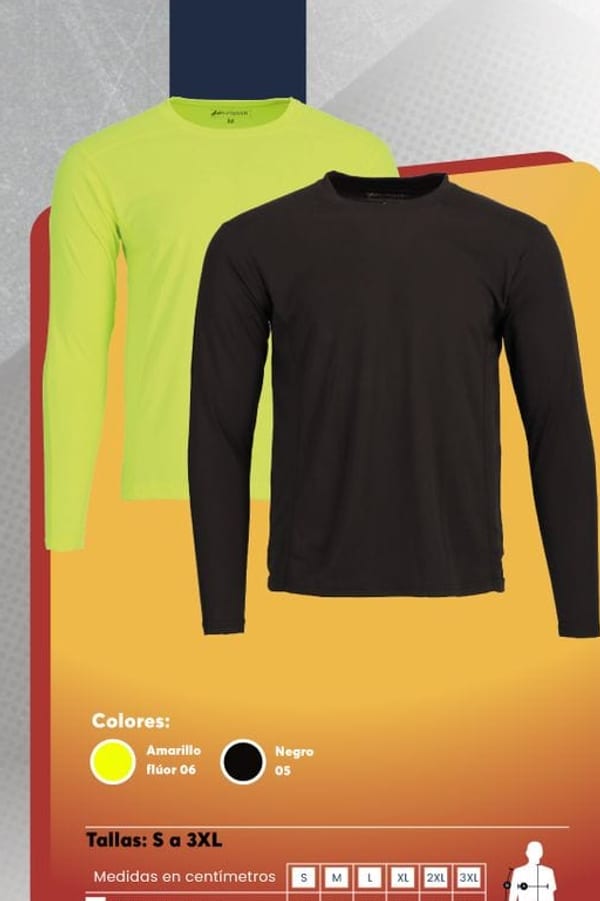 Camiseta deportiva de manga larga para hombre, de secado rápido, con cortes decorativos y etiqueta interior estampada.