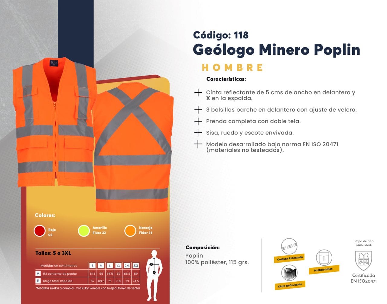 Ficha técnica de Geólogo Minero Poplin